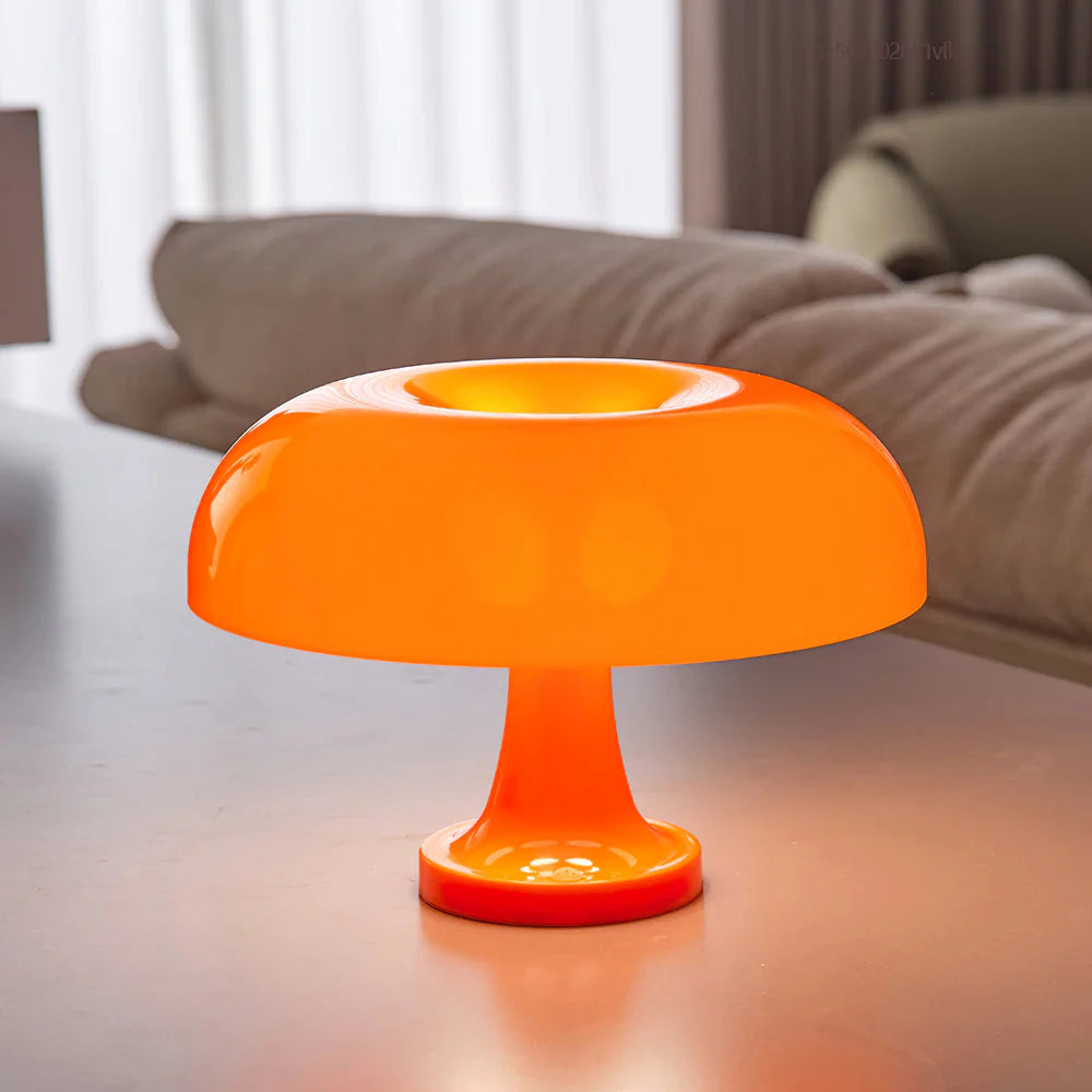 Mushroom Retro Lamp Orange