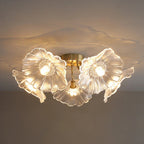 5 White Morning Glory Pendant Lamp