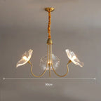 3 White Morning Glory Pendant Lamp