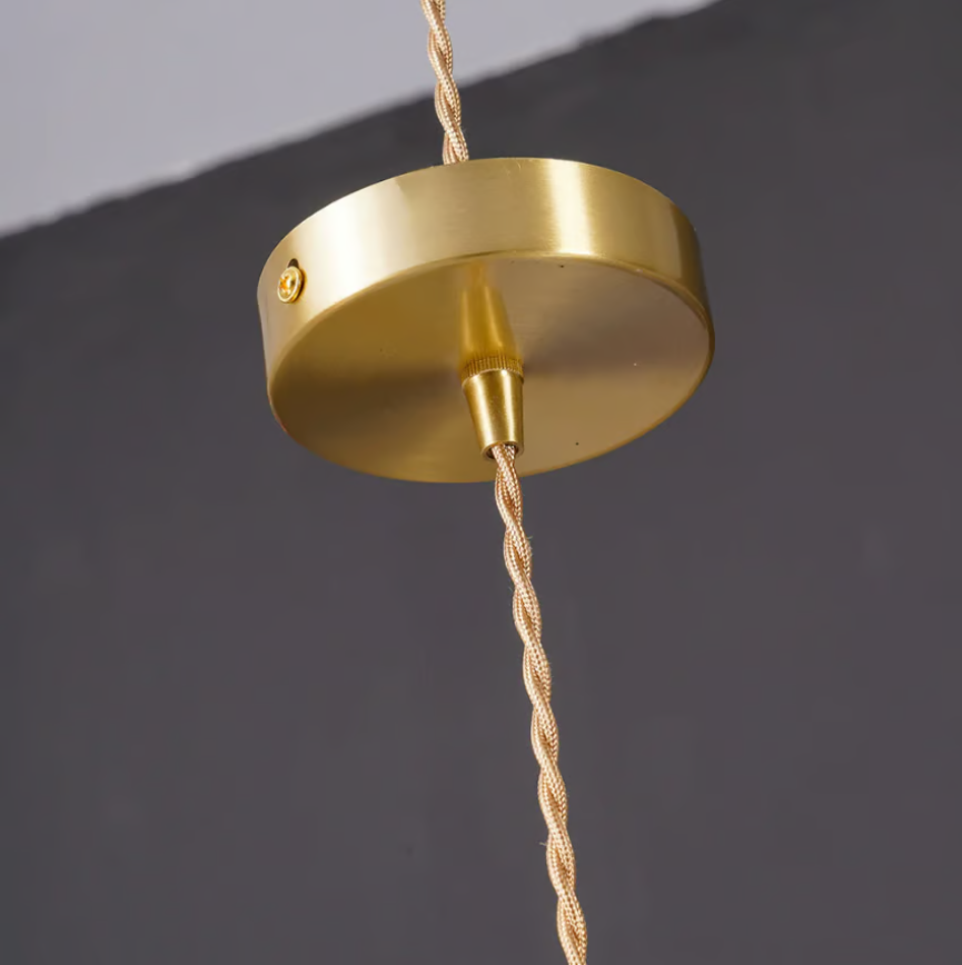 White Hibiscus Flower Pendant Lamp