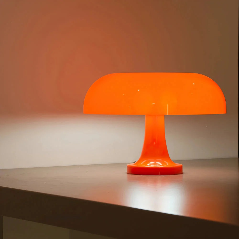 Mushroom Retro Lamp Orange