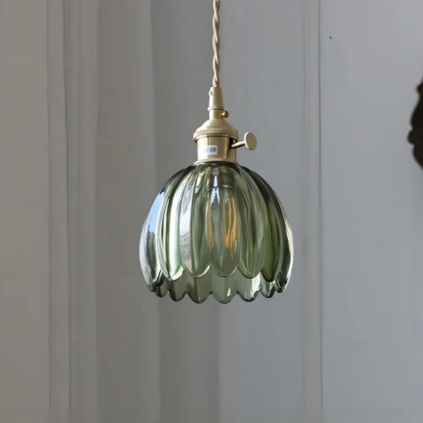 Green Flower Pendant Lamp